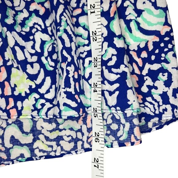 Lilly Pulitzer Kahli Blue Grotto Bell Sleeve Top Size Small ML-114 - Picture 5 of 12